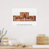 Altar of last Arrest van Rogier van Der Weyden Poster (Keuken)