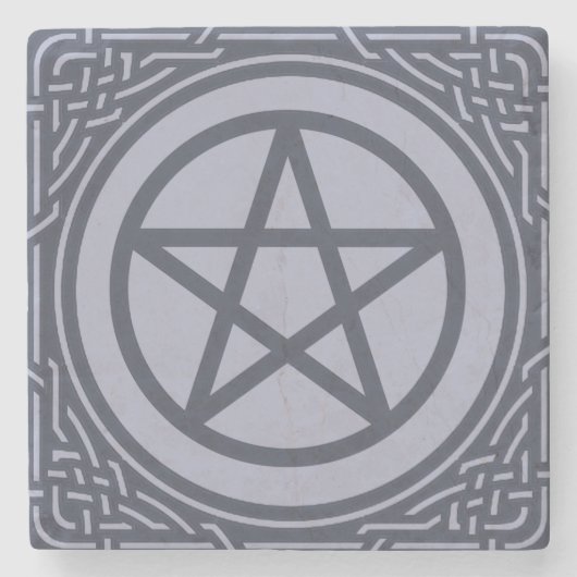 Altar Pentacle - Zee Stenen Onderzetter (Voorkant)