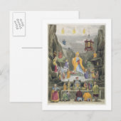 Altar Piece in the Yun Stzoo Stzee Temple, Ting- Briefkaart (Voorkant / Achterkant)