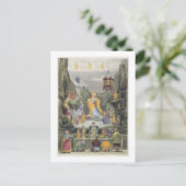 Altar Piece in the Yun Stzoo Stzee Temple, Ting- Briefkaart (Staand voorkant)