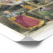 Altar Piece in the Yun Stzoo Stzee Temple, Ting- Poster (Hoek)