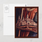 Altar Triptych rechter paneel Briefkaart (Voorkant / Achterkant)