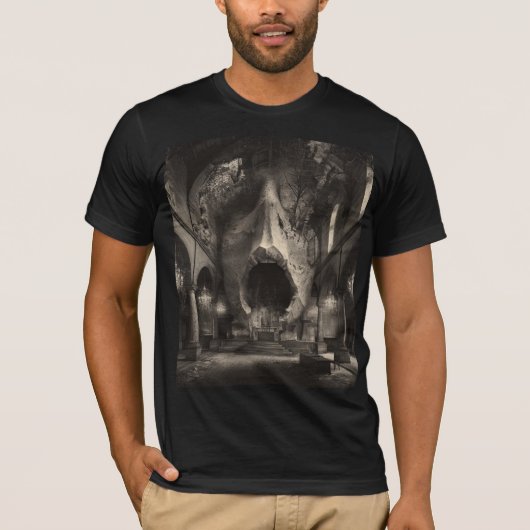 Altaren van het hart - Gotische kunst T-shirt (Voorkant)