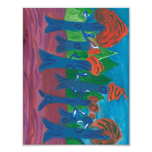 Altarian bosprint foto afdruk (Voorkant)