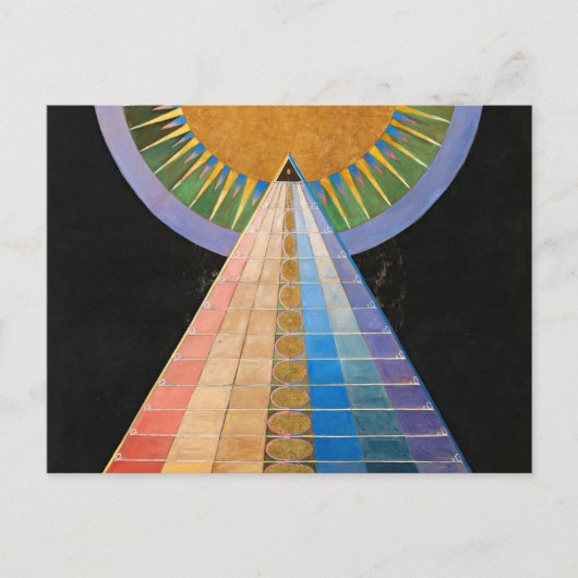 Altarpart, Group X, No.1 van Hilma af Klint Briefkaart (Voorkant)