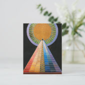 Altarpart, Group X, No.1 van Hilma af Klint Briefkaart (Staand voorkant)