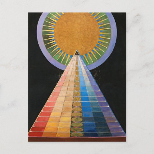 Altarpart, Group X, No.1 van Hilma af Klint Briefkaart (Voorkant)