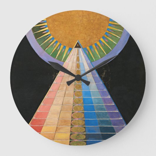 Altarpart, Group X, No.1 van Hilma af Klint Grote Klok (Voorkant)