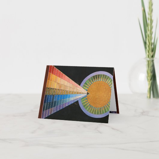 Altarpart, Group X, No.1 van Hilma af Klint Kaart (Voorkant)