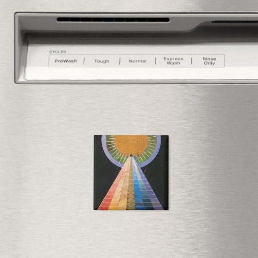 Altarpart, Group X, No.1 van Hilma af Klint Magneet (Insitu (Vaatwasser))