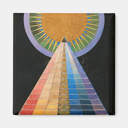 Altarpart, Group X, No.1 van Hilma af Klint Magneet (Voorkant)