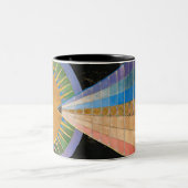 Altarpart, Group X, No.1 van Hilma af Klint Tweekleurige Koffiemok (Center)