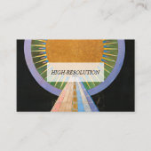 Altarpart, Group X, No.1 van Hilma af Klint Visitekaartje (Voorkant)