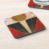 Altarpart, Group X, No.2 van Hilma af Klint Bier Onderzetter (Linkerzijde)