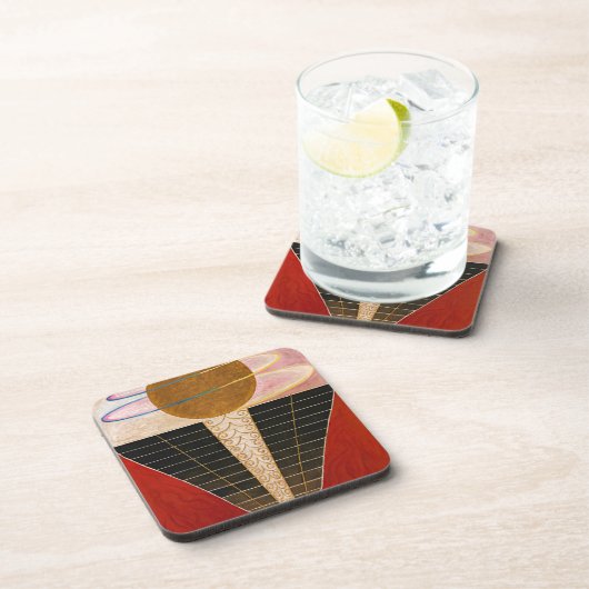 Altarpart, Group X, No.2 van Hilma af Klint Bier Onderzetter (Rechterzijde)