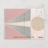 Altarpart, Group X, No.2 van Hilma af Klint Briefkaart (Achterkant)
