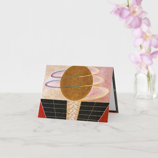 Altarpart, Group X, No.2 van Hilma af Klint Kaart (Orchidee)