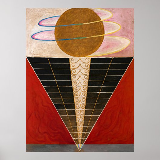 Altarpart, Group X, No.2 van Hilma af Klint Poster (Voorkant)
