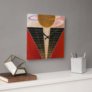 Altarpart, Group X, No.2 van Hilma af Klint Vierkante Klok