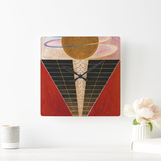 Altarpart, Group X, No.2 van Hilma af Klint Vierkante Klok (Huis)