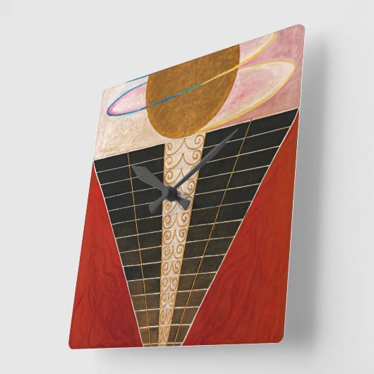 Altarpart, Group X, No.2 van Hilma af Klint Vierkante Klok (Hoek)