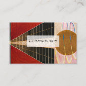 Altarpart, Group X, No.2 van Hilma af Klint Visitekaartje (Voorkant)