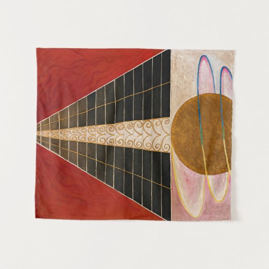 Altarpart, Group X, No.2 van Hilma af Klint Wandkleed (Voorkant (horizontaal))