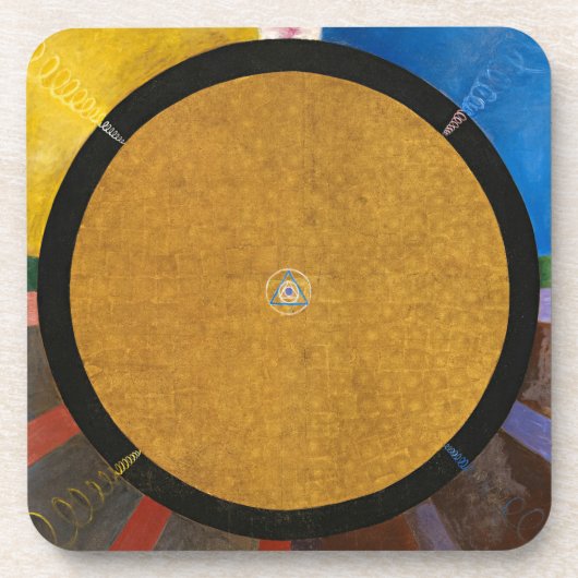 Altarpart, Group X, No.3 van Hilma af Klint Bier Onderzetter (Voorkant)