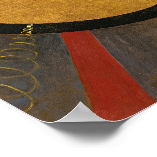 Altarpart, Group X, No.3 van Hilma af Klint Poster (Hoek)