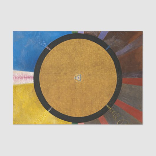 Altarpart, Group X, No.3 van Hilma af Klint Tissuepapier (Voorkant)