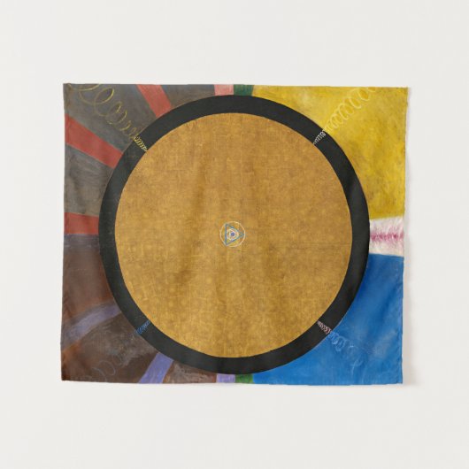 Altarpart, Group X, No.3 van Hilma af Klint Wandkleed (Voorkant (horizontaal))