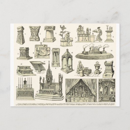 altars briefkaart (Voorkant)