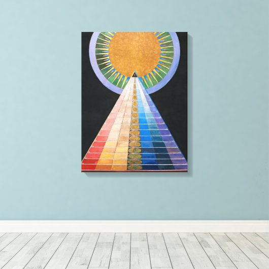 Altarstuk 1 | Hilma af Klint | Canvas Afdruk (Insitu (Houten vloer))