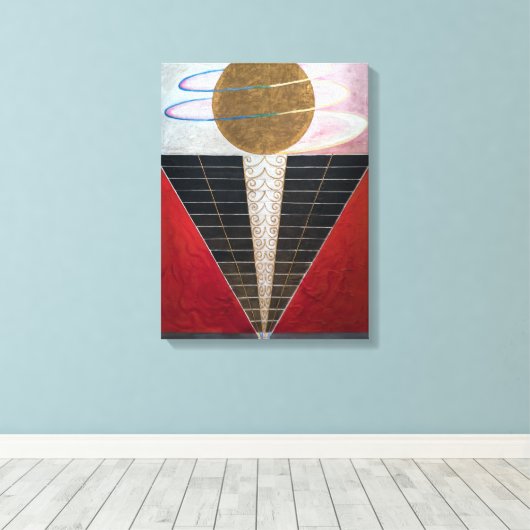 Altarstuk 2 | Hilma af Klint | Canvas Afdruk (Insitu (Houten vloer))