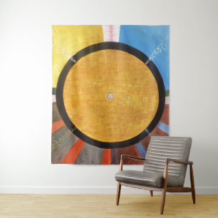 Altarstuk 3 Hilma af Klint Wandkleed