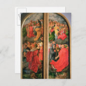 Altarstuk van alle heiligen briefkaart (Voorkant / Achterkant)