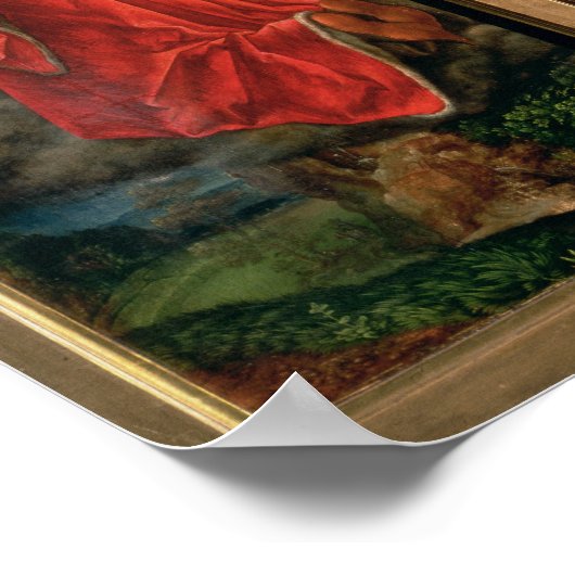 Altarstuk van alle heiligen poster (Hoek)