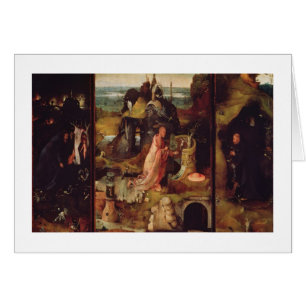 Altarstuk van de Hermits (olie op het paneel)