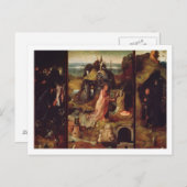Altarstuk van de Hermits (olie op het paneel) Briefkaart (Voorkant / Achterkant)