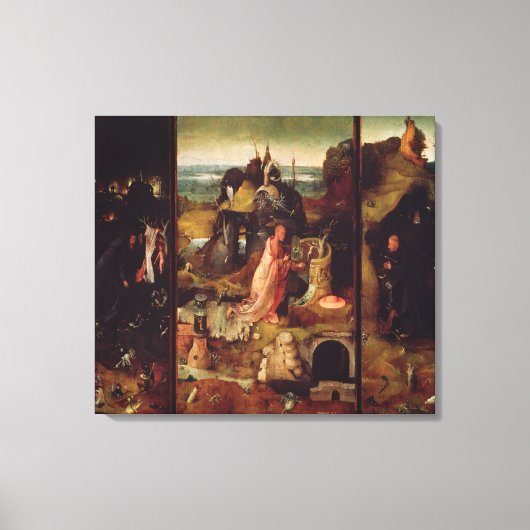 Altarstuk van de Hermits (olie op het paneel) Canvas Afdruk (Voorkant)
