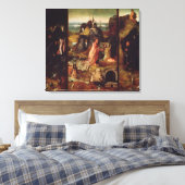 Altarstuk van de Hermits (olie op het paneel) Canvas Afdruk (Insitu (Slaapkamer))