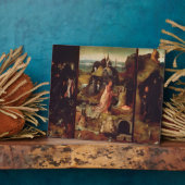 Altarstuk van de Hermits (olie op het paneel) Fotoplaat (Zijkant)