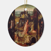 Altarstuk van de Hermits (olie op het paneel) Keramisch Ornament (Links)