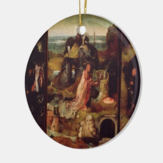 Altarstuk van de Hermits (olie op het paneel) Keramisch Ornament (Links)