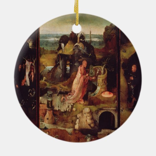 Altarstuk van de Hermits (olie op het paneel) Keramisch Ornament (Achterkant)