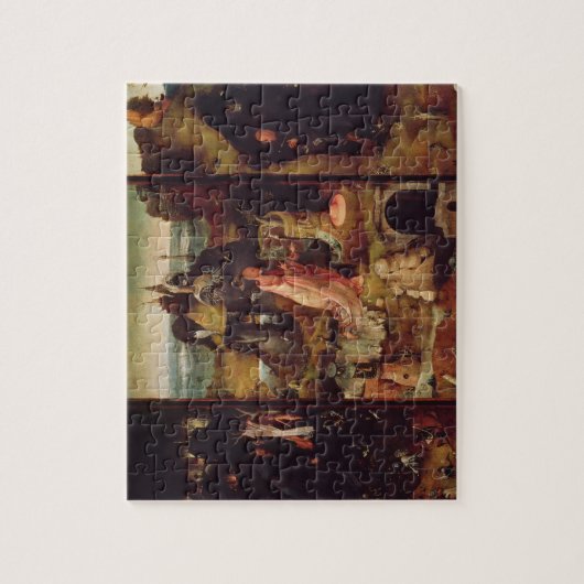 Altarstuk van de Hermits (olie op het paneel) Legpuzzel (Verticaal)