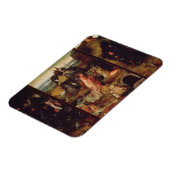 Altarstuk van de Hermits (olie op het paneel) Magneet (Linkerzijde)