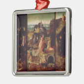 Altarstuk van de Hermits (olie op het paneel) Metalen Ornament (Links)