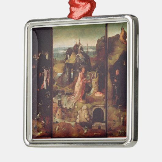 Altarstuk van de Hermits (olie op het paneel) Metalen Ornament (Links)