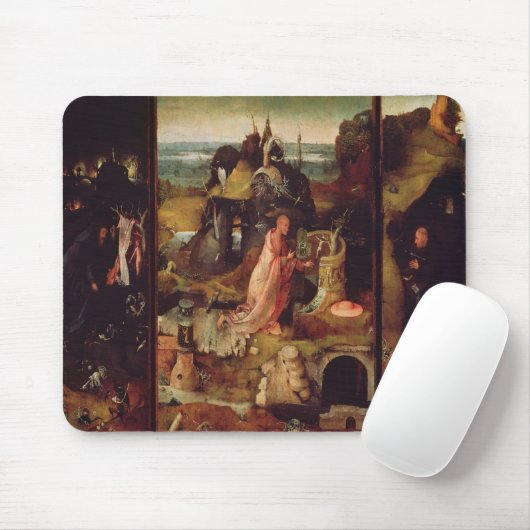 Altarstuk van de Hermits (olie op het paneel) Muismat (Met muis)